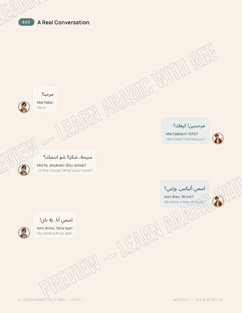A real conversation